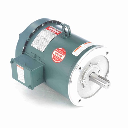 Leeson 3Hp General Purpose Motor, 3 Phase, 1800 Rpm, 230/460 V, 182Tc Frame, Tefc LM33573